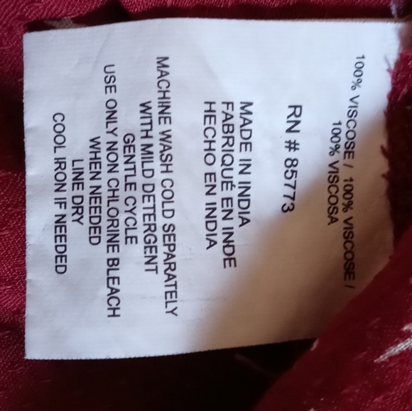 O'Neill rust colored star maxi dress button front - Picture 5 of 6